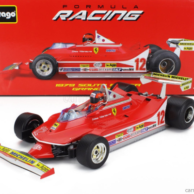 Gilles Villeneuve 1:18 Ferrari F1 312T4 #12 Winner South Africa GP Kyalam 1979