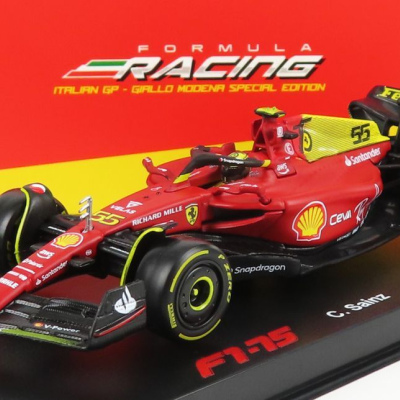 Carlos Sainz Jr. 1:43 Ferrari F1-75 #55 with Driver Monza GP 2022