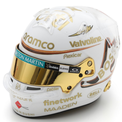 Fernando Alonso 1:5 Helmet Aston Martin Aramco F1 Team Chinese GP 2025 