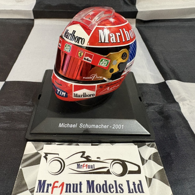 Michael Schumacher 1:5 Helmet Ferrari F2001 World Champion 2001