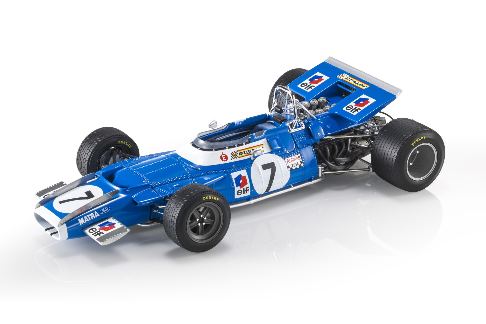 Miniature F1 Spark 1/43 - Matra MS80, J.P. Beltoise, Monaco GP 1969