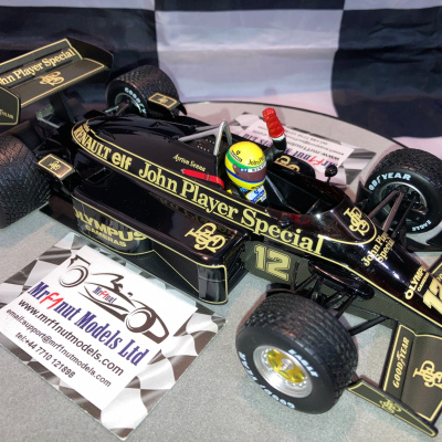 Ayrton Senna 1:18 Lotus Renault 97T 1st Portugal GP 1985