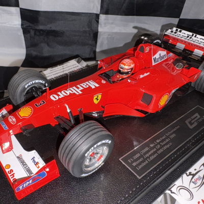 Michael Schumacher 1:18 Ferrari F2000 #3 with driver Japanese GP 2000