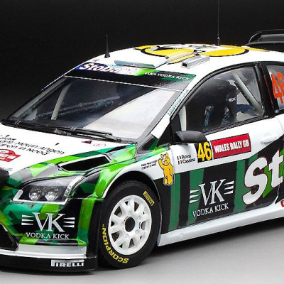 Valentino Rossi 1:18 Ford Focus RS WRC07 #46 Wales Rally GB 2008