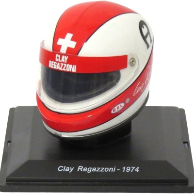 Clay Regazzoni 1:5 Helmet Ferrari 312/B3 #11 1974