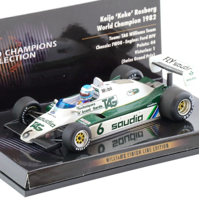 Keke Rosberg 1:43 Williams FW08 World Champion 1982