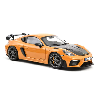 Porsche Cayman 1:18  GT4 RS With Weissach Pack Bahama Yellow 2023