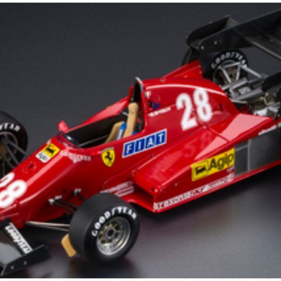 Rene Arnoux 1:18 Ferrari 126C3 #28 Winner German GP 1983 