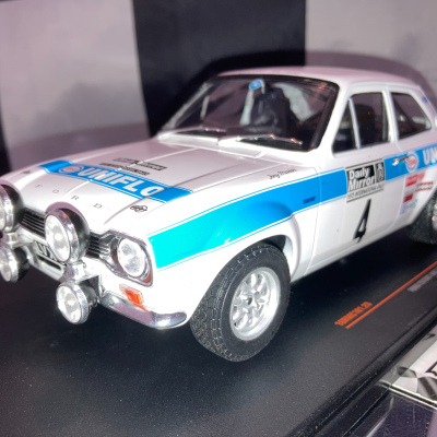 Roger Clark Ford Escort MkI RS 1600 #4 Esso Blue RAC Rally 1972