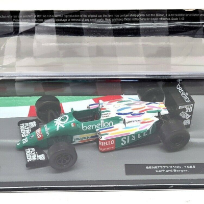 Gerhard Berger 1:43 Benetton B186 #20 1986