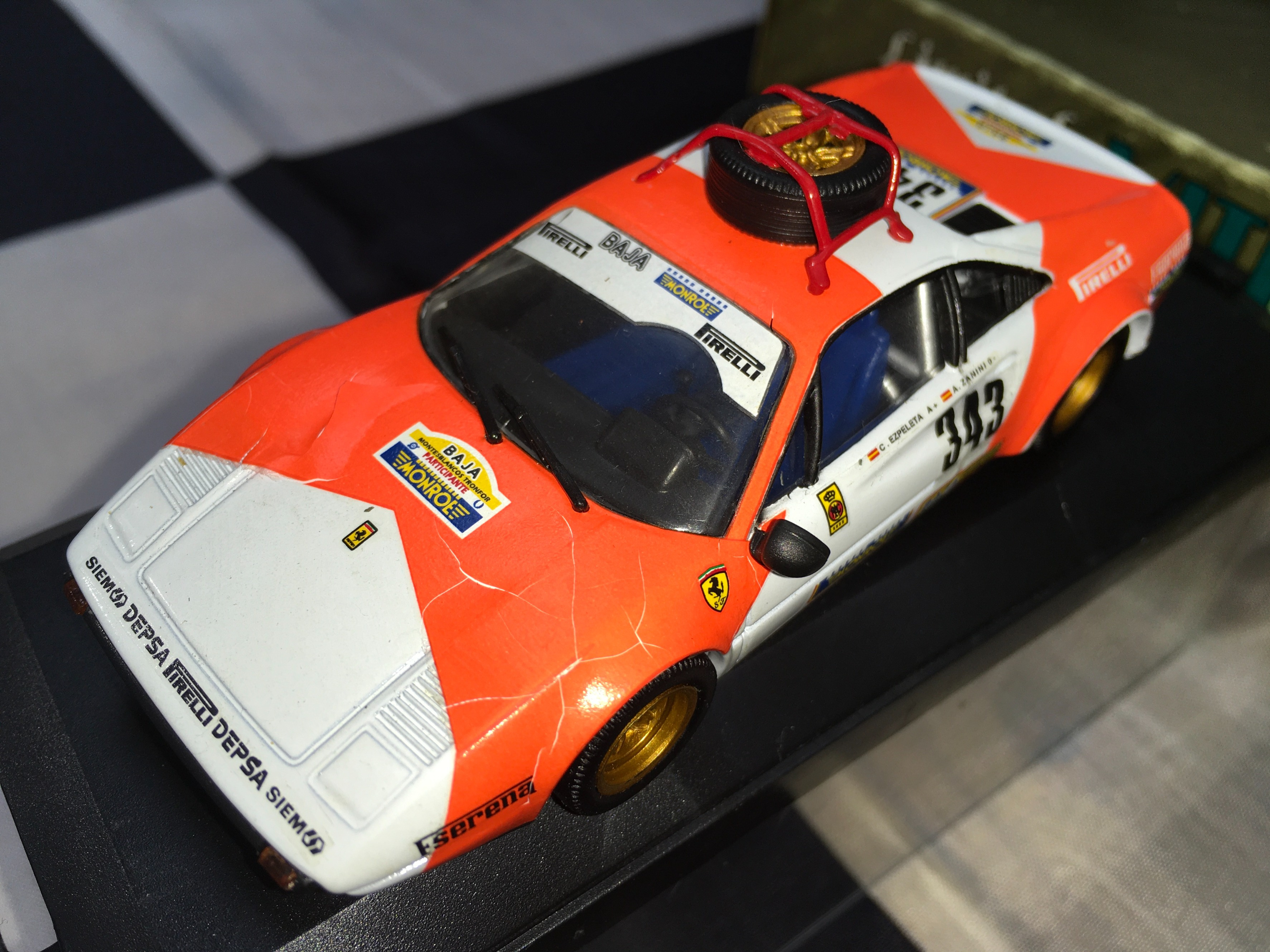 Decals 1/43 Ferrari 308 Rally Di Baja 1985 Per Modellismo - Foto 5