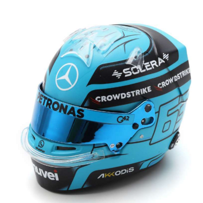 George Russell 1:5 Helmet Mercedes AMG Petronas 2024