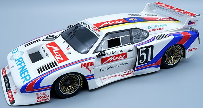 ミニカー　1/18 BMW M1 ターボ DRM Zolder Bergischer Lowe 1981 Hans-Joachim Stuck ”Team Schnitzer” #51 [TM18-173A] Minicar 1/18 Bmw M1 Turbo Drm Nurse 1981 Hans-Joachim Stuck