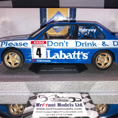 Modèle Réduit 1:18 Solido BMW M3 E30 Labatt's #4 BTCC 1991 - Neuf, Collection
