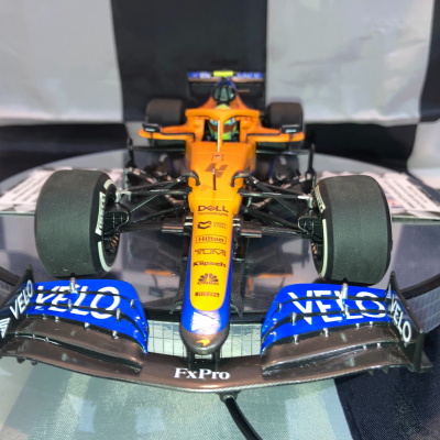 Lando Norris 1:18 Mclaren F1 Team MCL35M 2nd Place Italian GP 'VELO' 2021