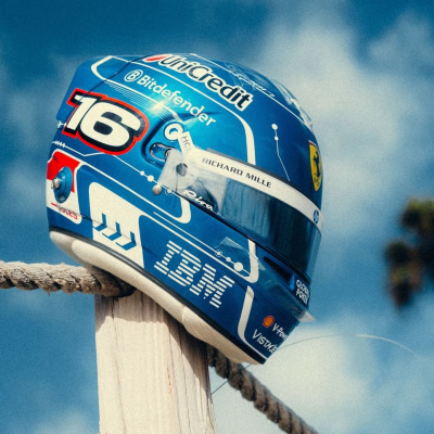Charles Leclerc 1:5 Helmet Miami GP 2025