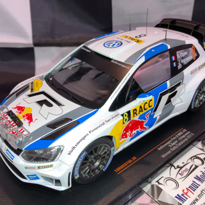 Sebastien Ogier 1:18 VW Polo R WRC #8 Winner Rallye Catalunya with Night Lights 2013