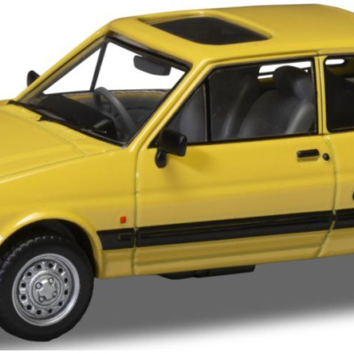 Ford Fiesta 1:43 Mk2 1.1L Citrine Yellow 1985