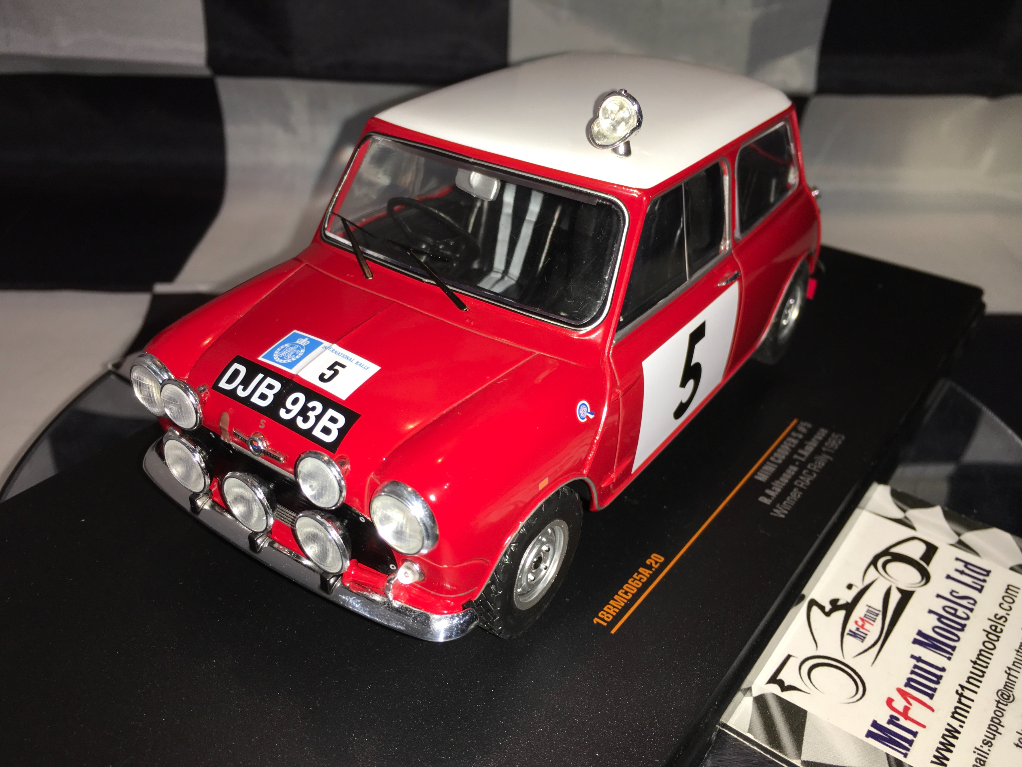 Rauno Aaltonen Mini Cooper S #5 Winner RAC Rally 1965