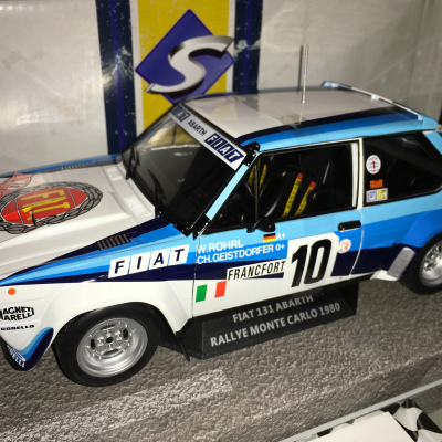 Walter Röhrl Fiat 131 Abarth #10  Winner Monte Carlo Rally 1980