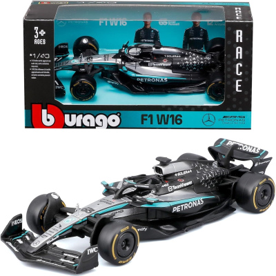 George Russell 1:43 Mercedes F1 W16 (no driver figure) 2025