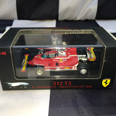 Gilles Villeneuve 1:43 Ferrari 312 T5 #2 Argentinian GP 1980