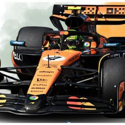 Lando Norris 1:18 McLaren MCL39 #4 McLaren F1 Team Winner Monaco GP 2025