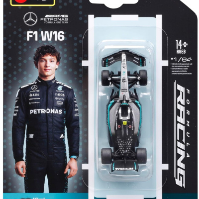 Kimi Antonelli 1:64 Mercedes AMG W16 E (no driver figure) 2025