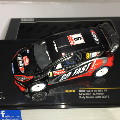 Matthew Wilson 1:43 Ford Fiesta WRC Monte Carlo 2012