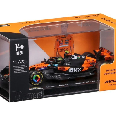 Lando Norris 1:43 McLaren MCL39 #4 McLaren F1 Team with driver figure 2025