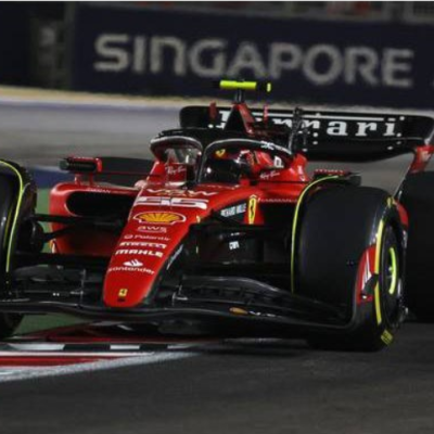 Carlos Sainz Jr. 1:18 Scuderia Ferrari SF23 #55 Winner Singapore GP 2023