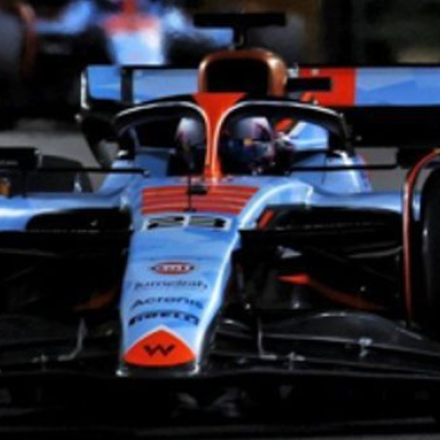 Alexander Albon 1:18 Williams Racing FW45 Williams Singapore GP 2023 