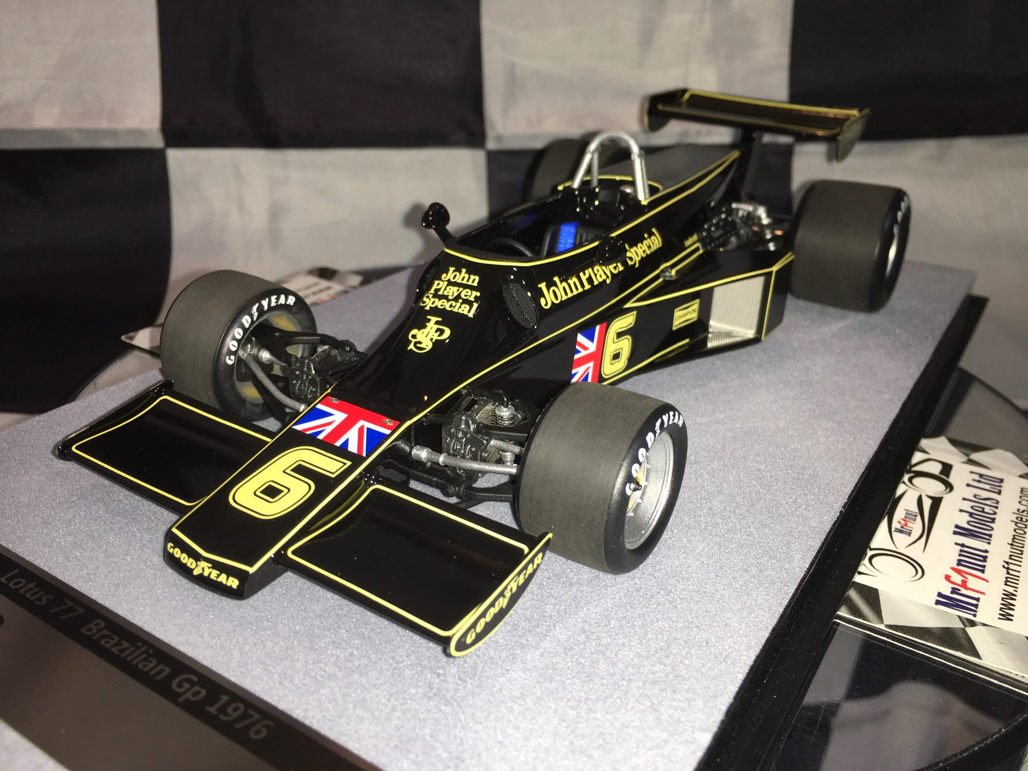 mm-3243⑥Team Lotus 77 Brazilian GP 1976 - おもちゃ