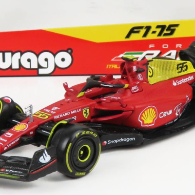 Carlos Sainz Jr. 1:43 Ferrari F1-75 #55 without Driver Monza GP 2022