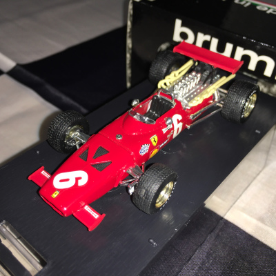 Chris Amon 1:43 Ferrari 312 F1 #6 French GP 1969