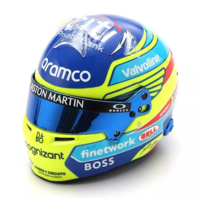 Fernando Alonso 1:5 Helmet Aston Martin F1 Team 2024