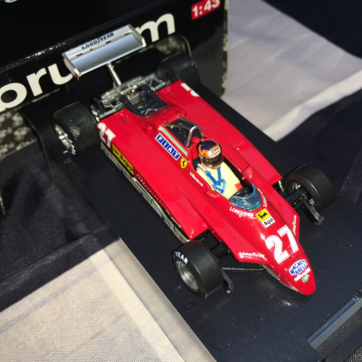 Gilles Villeneuve 1:43 Ferrari 126 C2 #27 San Marino GP 1982