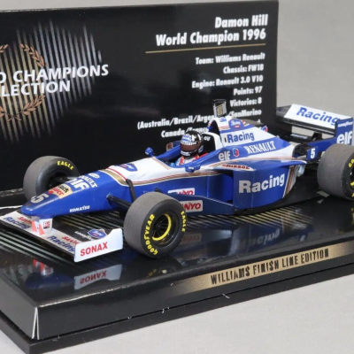 Damon Hill 1:43 Williams Renault FW18 World Champion 1996