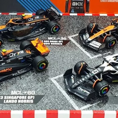 Lando Norris 1:43 McLaren 4 Car Highlight Set 2022-23