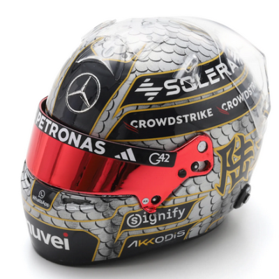 George Russell 1:5 Helmet Mercedes AMG Petronas F1 Team Chinese GP 2025