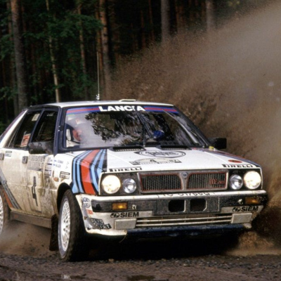 Markku Alen Lancia Delta HF 4WD #4 Winner 1000 Lakes Rally 1987