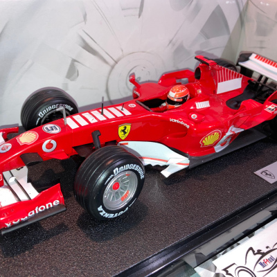 Michael Schumacher Ferrari 248 #5 'barcode' 2006