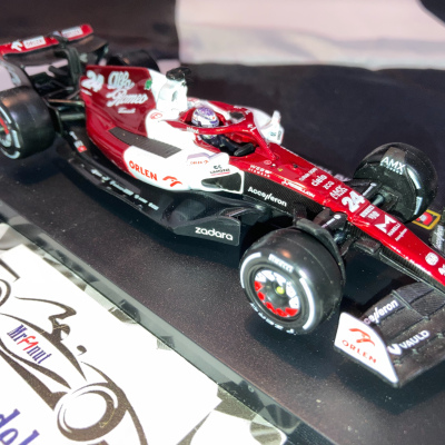 Zhou Guanyu 1:43 Alfa Romeo C42 Bahrain GP 2022