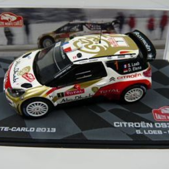 Sébastien Loeb 1:43 Citroen DS3 WRC Winner Monte Carlo Rally 2013