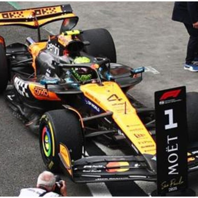 Lando Norris 1:43 McLaren MCL39 #4 McLaren F1 Team Winner Brazilain GP 2025