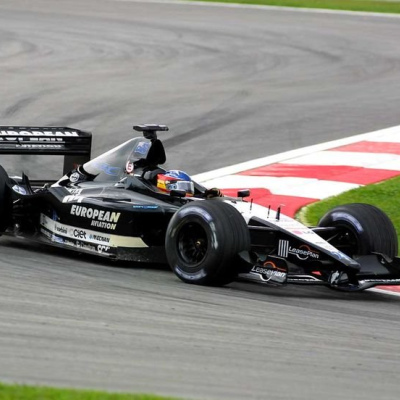 Fernando Alonso Minardi PS01 1st F1 Race 2001