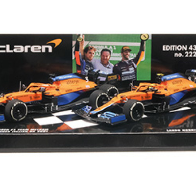 Daniel Ricciardo/Lando Norris 1:43 McLaren MCL35M 1st/2nd Italian GP 2021