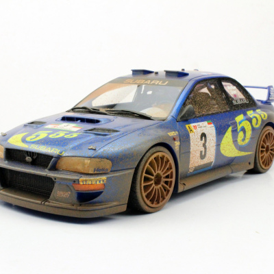 Colin McRae Subaru Impreza S4 WRC Portugal Winner 'Dirty' 1998