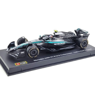 Kimi Antonelli 1:43 Mercedes AMG W16 E with driver figure 2025