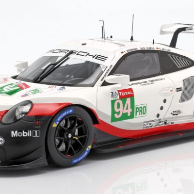 Dumas/Bernhard/Muller 1:18 Porsche 911 (991) RSR GTE #94 24h Le Mans 2018 